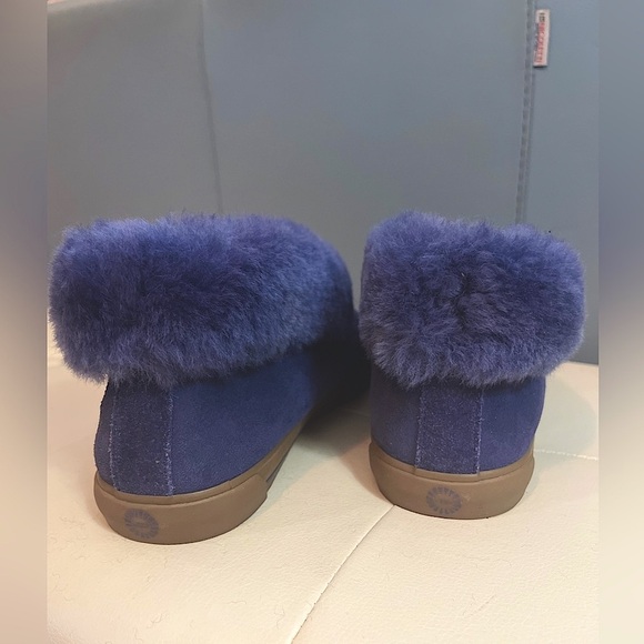 NWOT Blue Suede Ugg Ankle Boots US 9/UK 7.5 - Picture 7 of 8